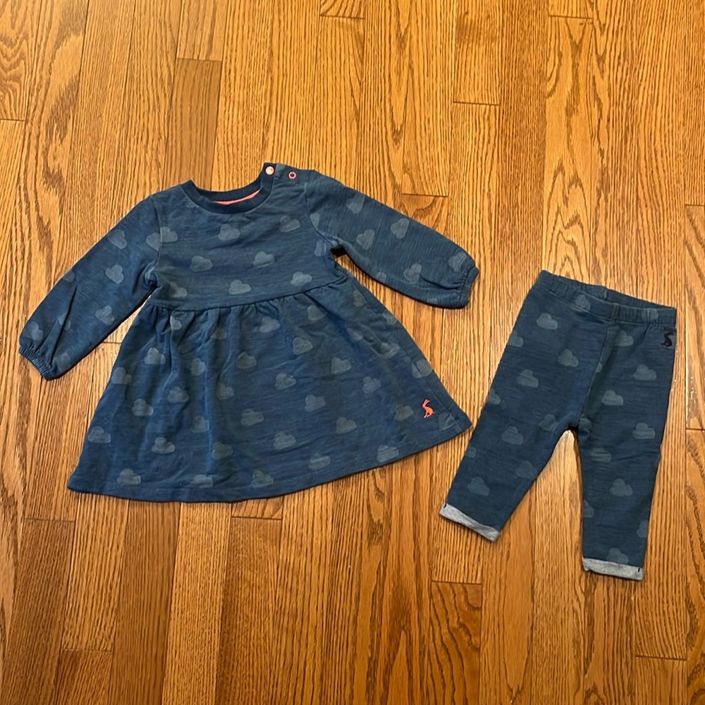 JOULES 2 PIECE MATCHING SET SIZE 3-6M